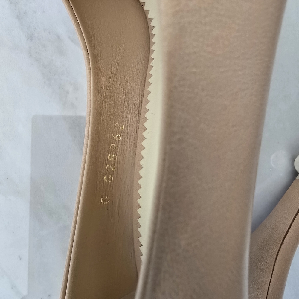 CHANEL Women's Peep Toe Heels - Blush - Picture 9 of 10